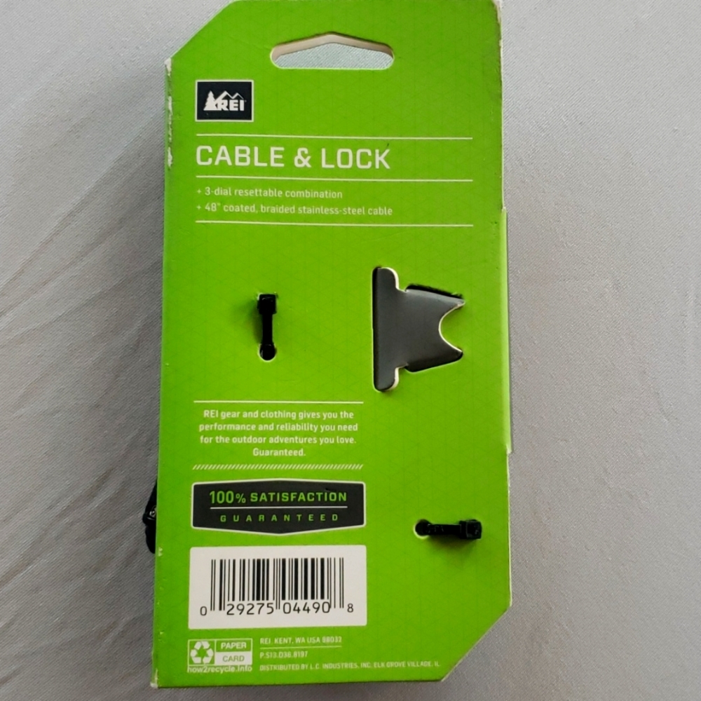REI Cable & Lock - Picture 2 of 3